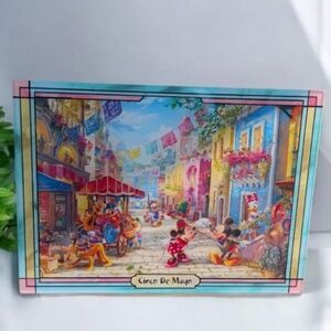 Disney Perpetual Calendar Collection With Thomas Kinkade Art Cinco De Mayo (New)